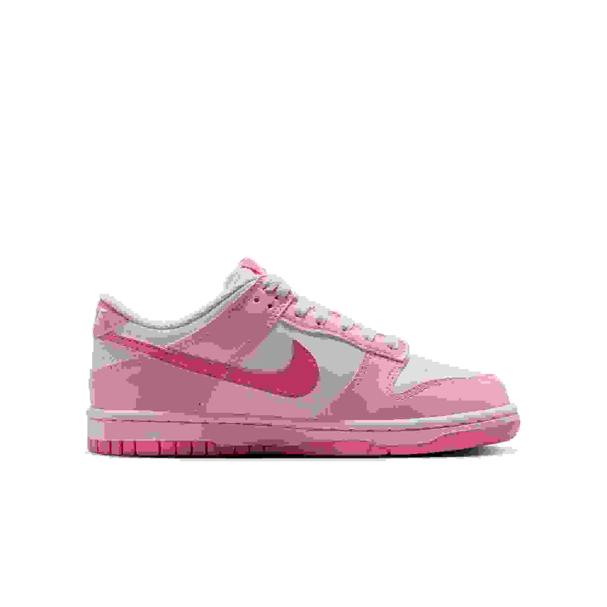 Nike Dunk Low Grade School Girls' "Pink Rise/Pink Foam/White" Shoe